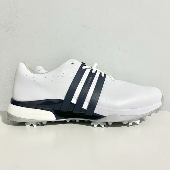 Adidas Tour360 24 “White Collegiate Navy” Men’s Size 9.5 Cushioned Golf Shoes main image 5